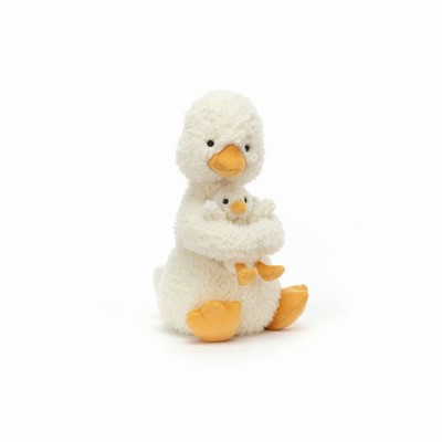 Jellycat Huddles Duck Farmyard USA | 45791DLJG